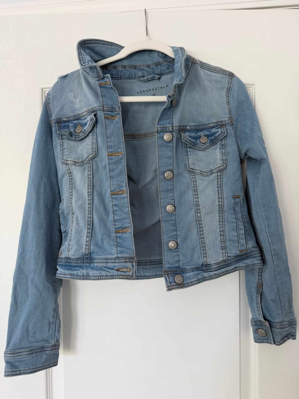 Aeropostale Light Wash Denim Jacket
